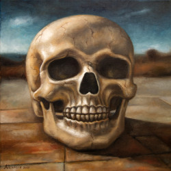Smile. It's Free alex, alexander, art, artwork, canada, canadian, classical oil painting, european, expression, expressionism, lavrov, modern, north america, north american art, oil painting, original, partners, symbolism, vancouver, yvr, skull